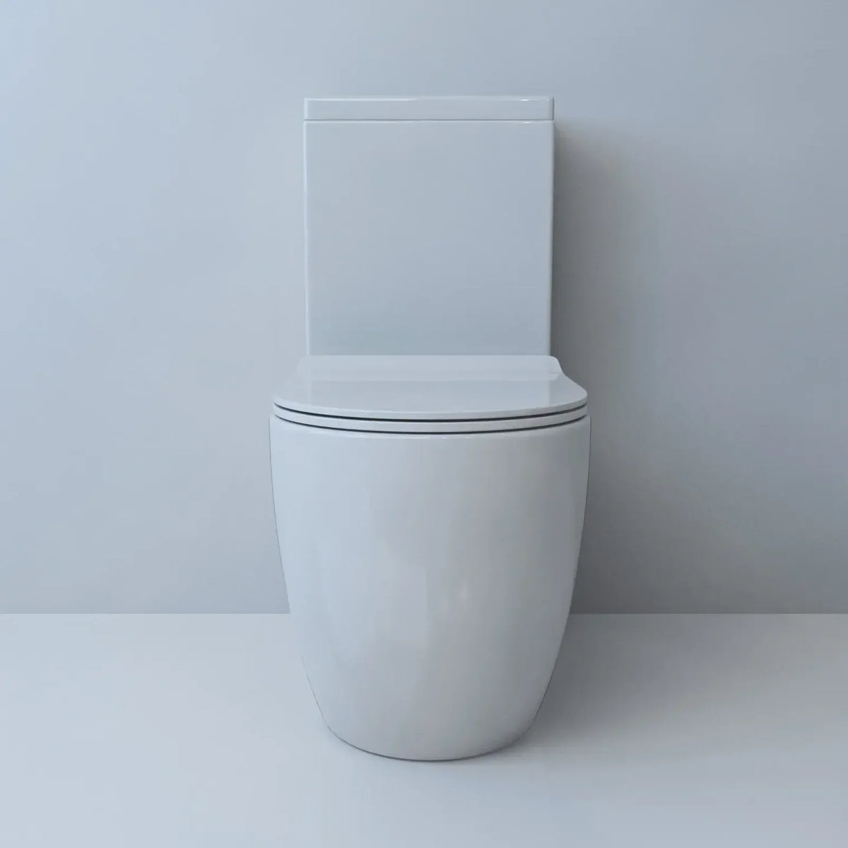 Brooks Tornado Rimless Quiet/Silent Flush Back To Wall Toilet Suite