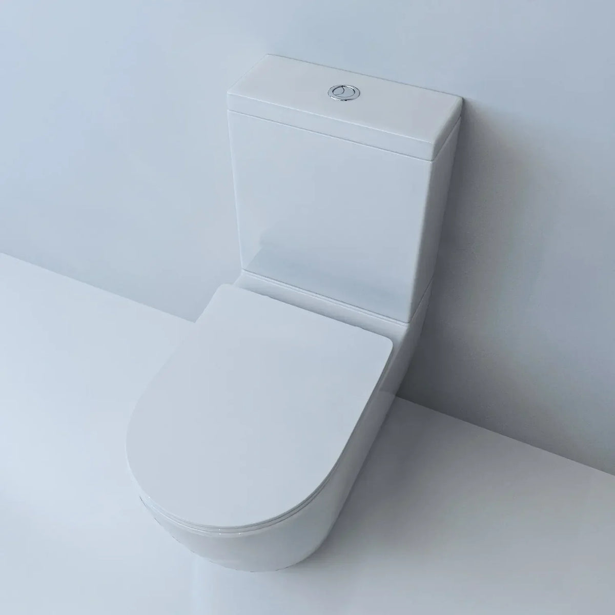 Brooks Tornado Rimless Quiet/Silent Flush Back To Wall Toilet Suite