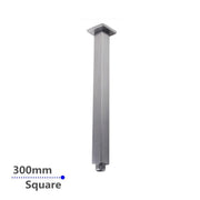 300mm Brushed Nickel Ceiling Shower Arm