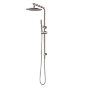 Brushed Nickel Multifunction Shower Rail