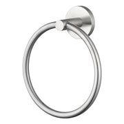 LUCID - Brushed Nickel Towel Ring