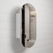 Matte White Beau Monde Shaving Cabinet