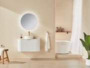 Avalon 900mm Matte White Wall Hung Vanity