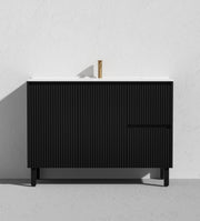 Brighton 1200mm Matte Black Floor PVC Cabinet