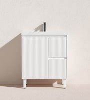 Brighton 750mm Matte White Floor PVC Cabinet