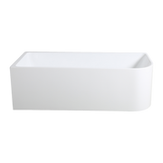 Casey 1300mm Left Corner Fit 510mm high Freestanding Bath