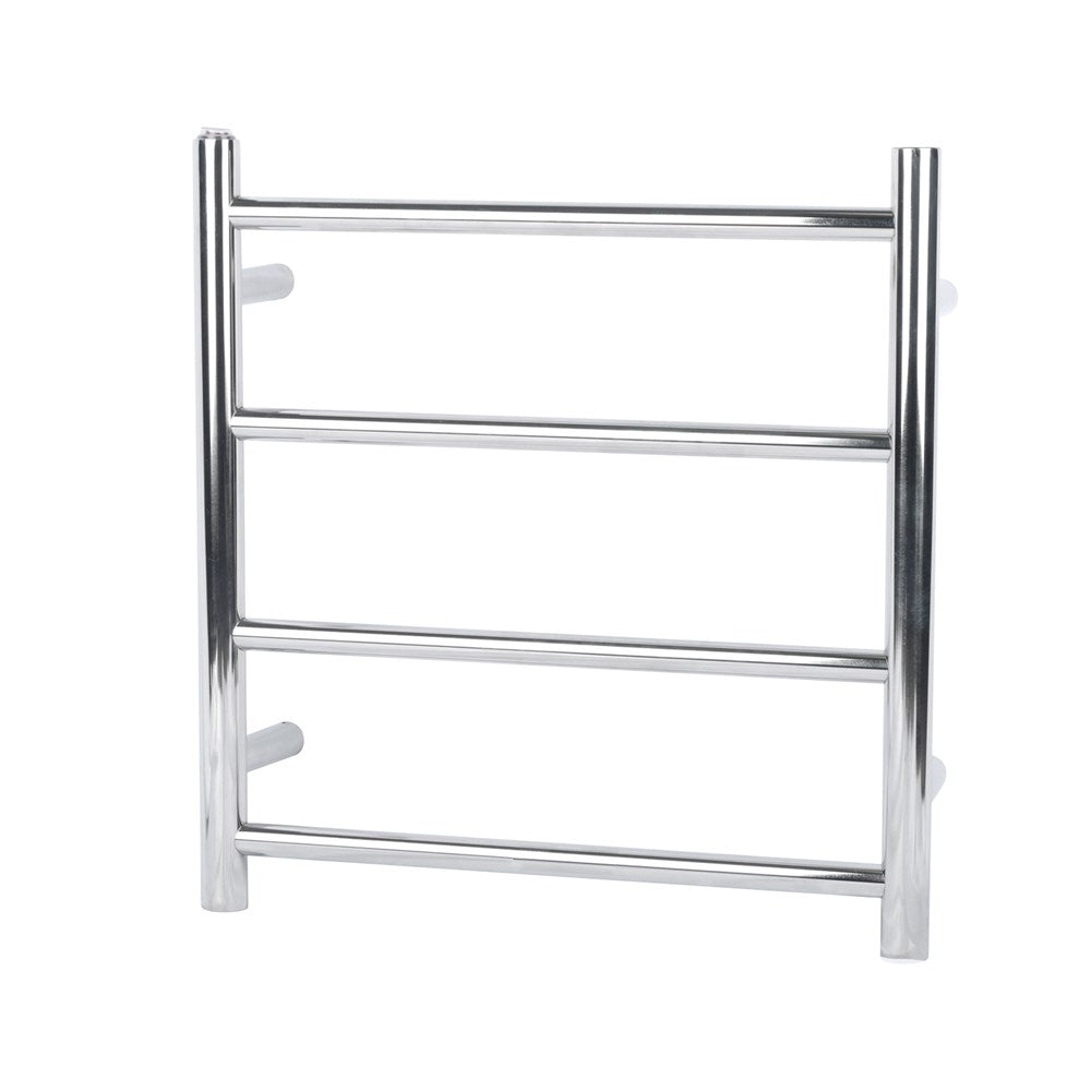 Chrome Round Heated Towel Rack 4 Bars
