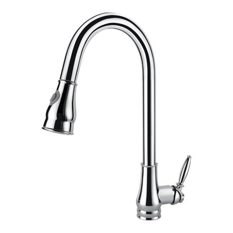 Chrome Pull Out Kitchen Mixer