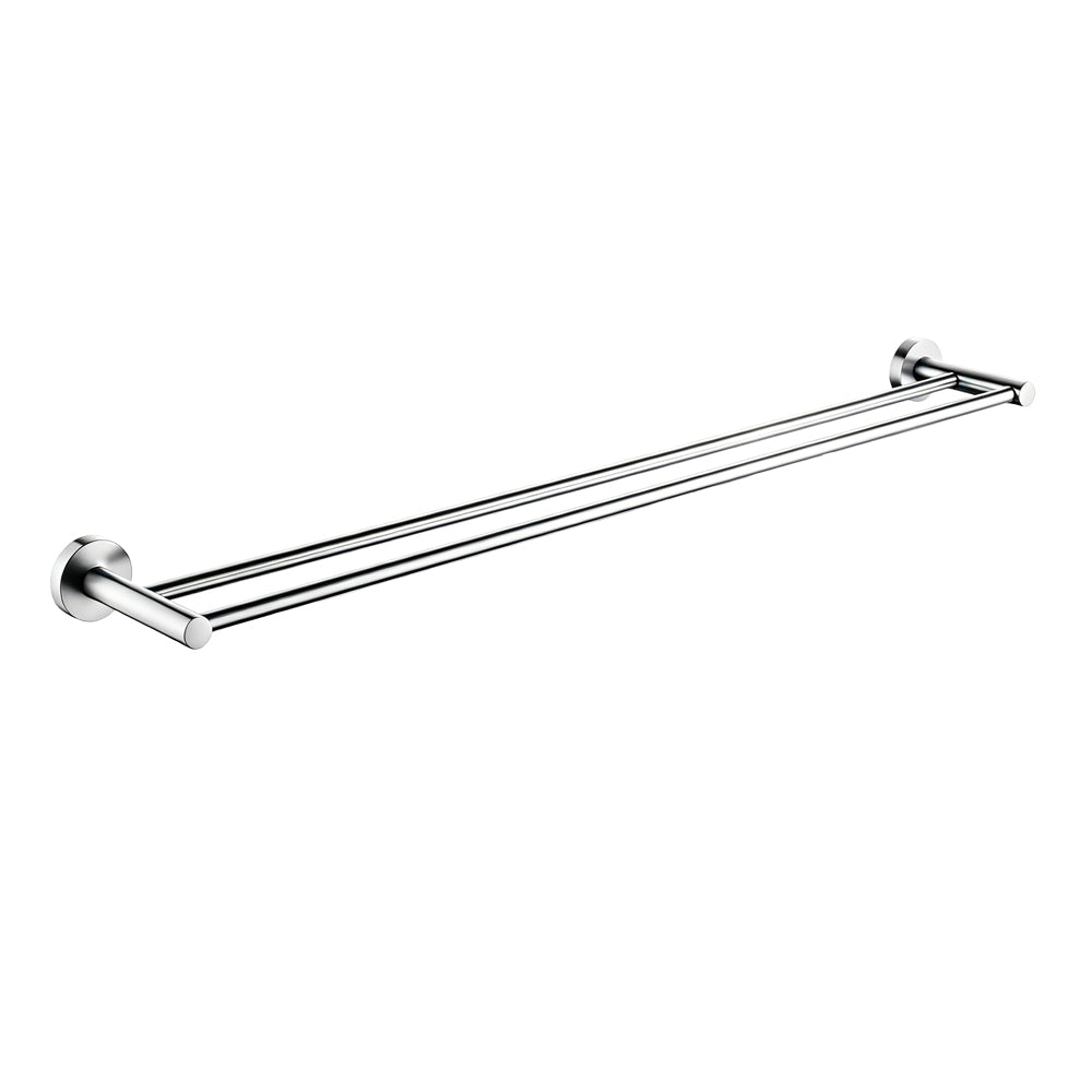 LUCID - Chrome 790mm Cuttable Double Towel Rail