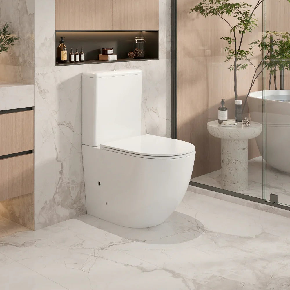 Cera Rimless Back-to-Wall Toilet Suite