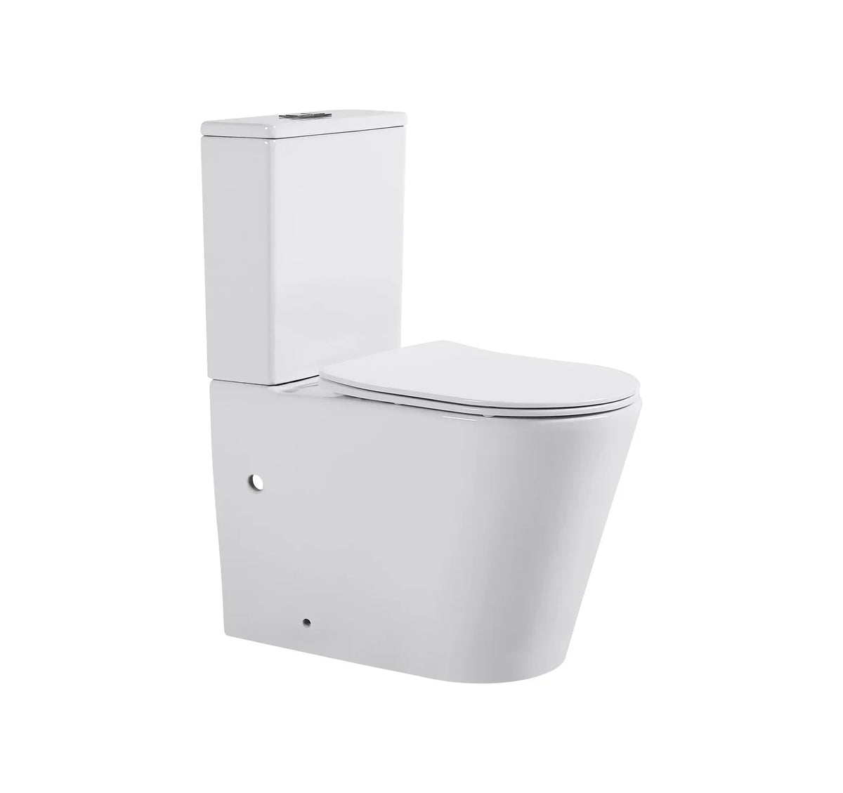 Caspian Tornado Rimless Quiet/Silent Flush Back To Wall Toilet Suite
