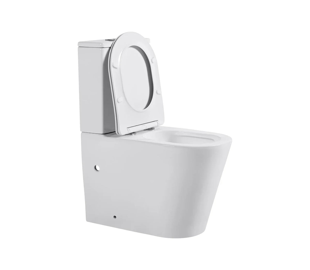 Caspian Tornado Rimless Quiet/Silent Flush Back To Wall Toilet Suite