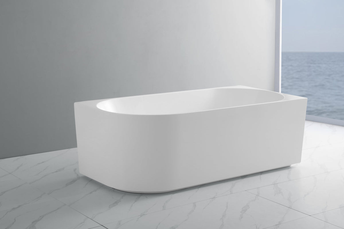 Elivia 1700mm Right Corner Acrylic Free Standing Bath Tub
