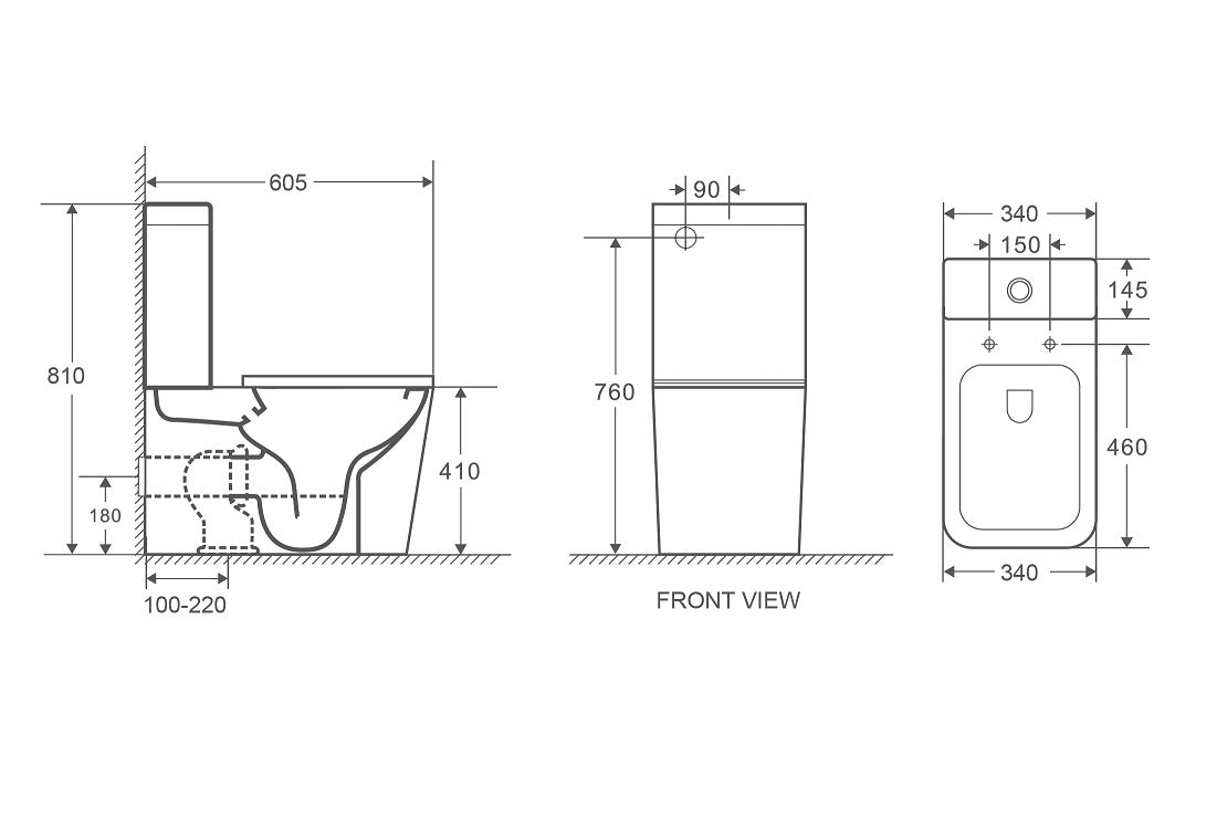 Enox Back-to-Wall Toilet Suite