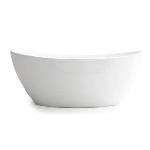 Evie 1660mm Freestanding Bathtub Gloss White
