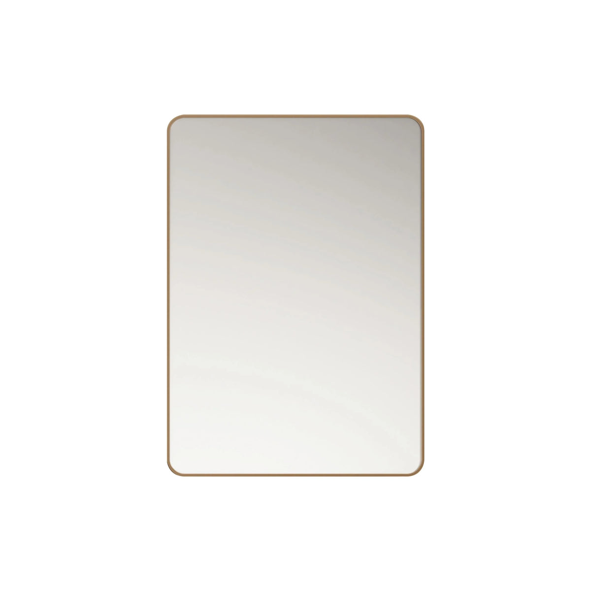 Brushed Gold Aluminum Framed 1200x750mm Rectangular Mirror
