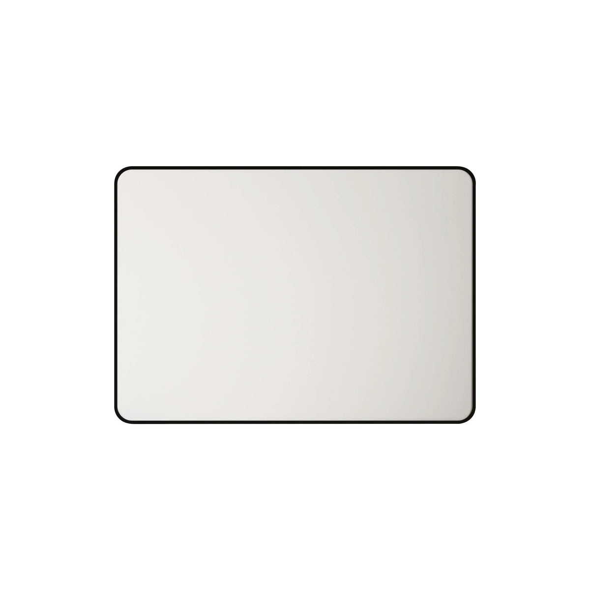 Matte Black Aluminum Framed 900x750mm Rectangular Mirror