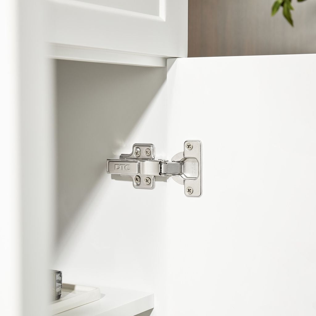 Harrington Hampton 600mm Matte White Single Bowl PVC Vanity