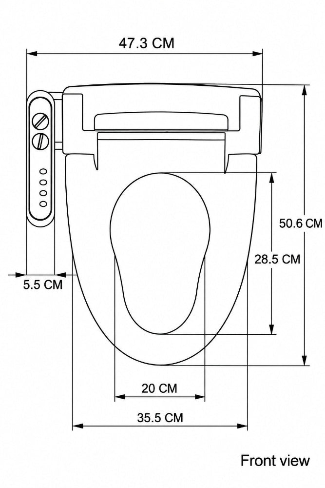 OWI Non-Electric Bidet Toilet Seat