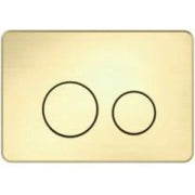 Brushed Gold R&T Round Flush Plate