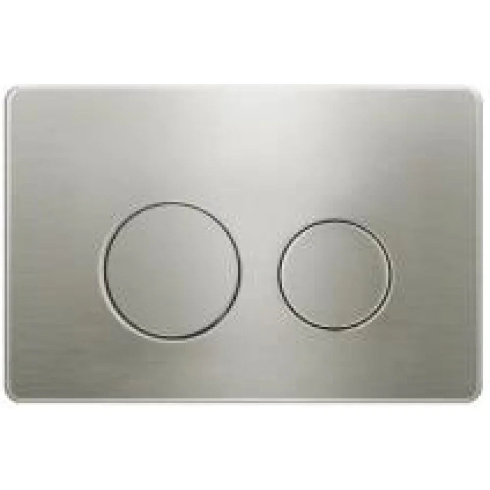 Brushed Nickel R&T Round Flush Plate -