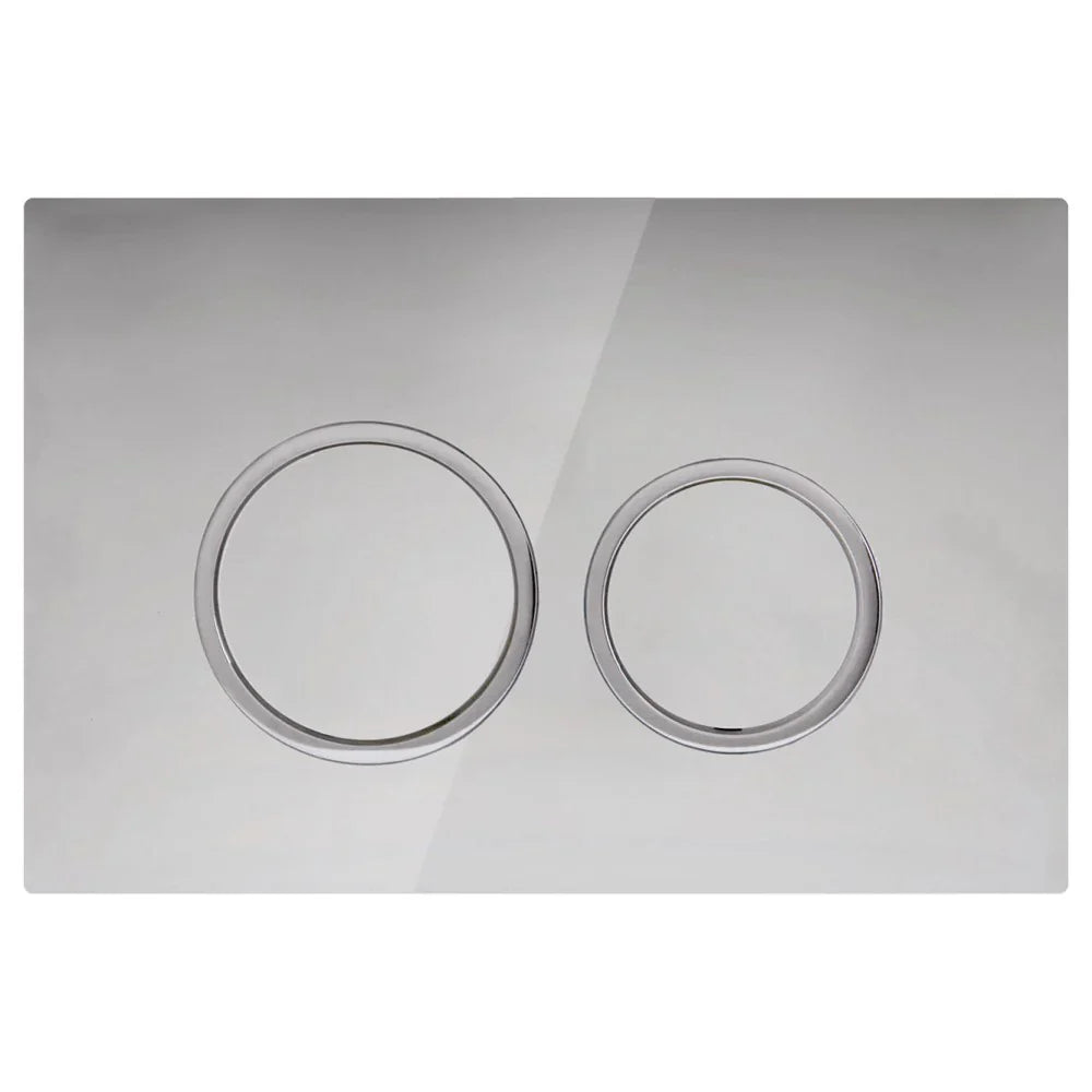 Chrome R&T Round Flush Plate