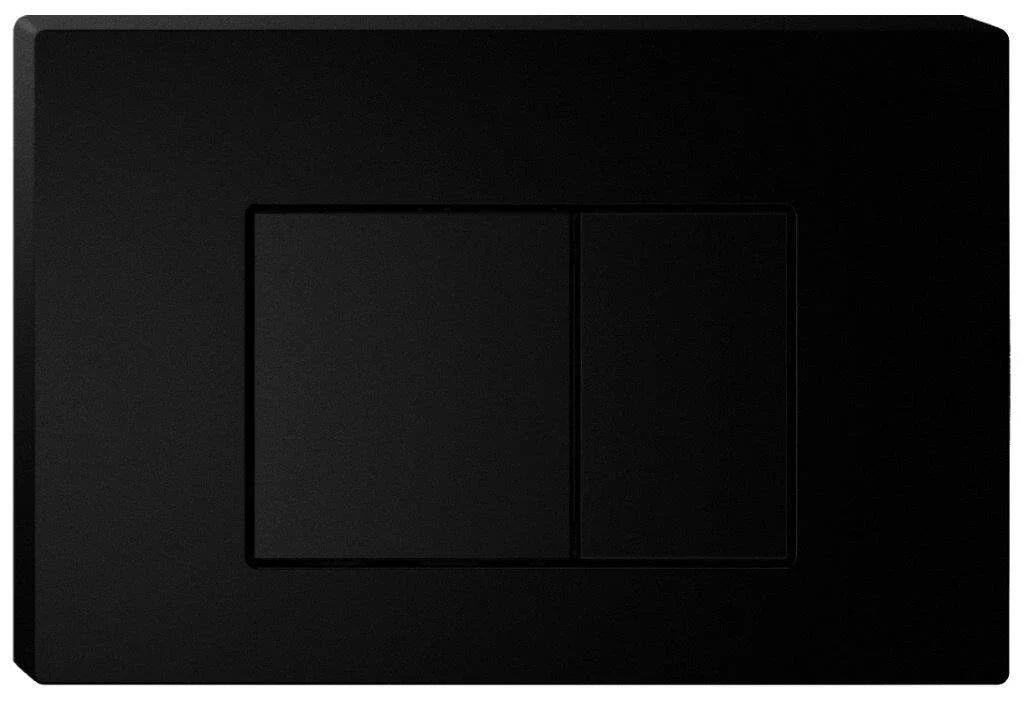 Black R&T Square Flush Plate