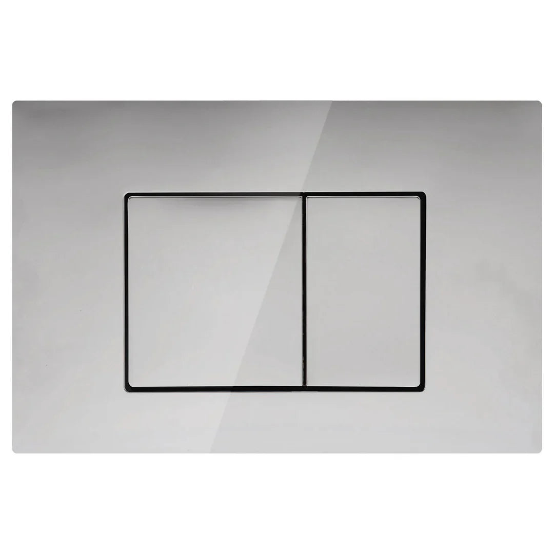 Chrome R&T Square Flush Plate