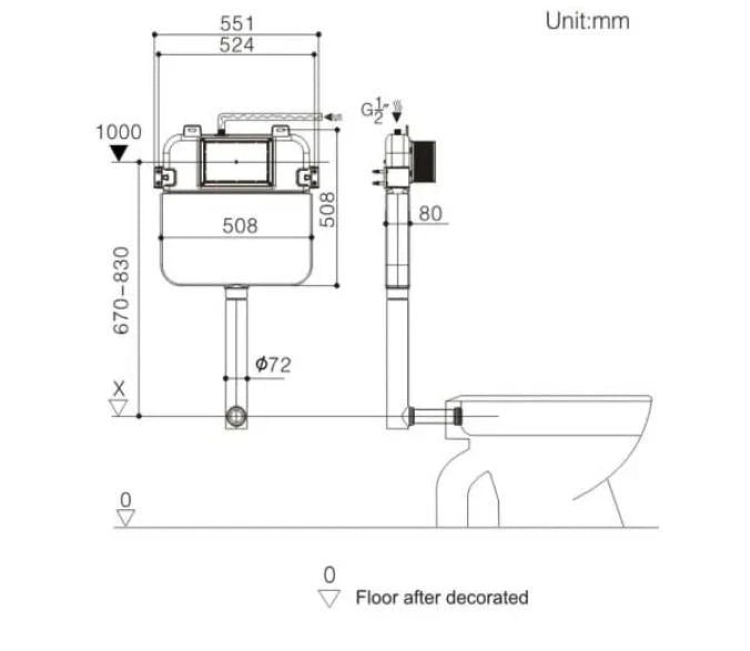 Zara 99 Wall-Faced Floor Pan