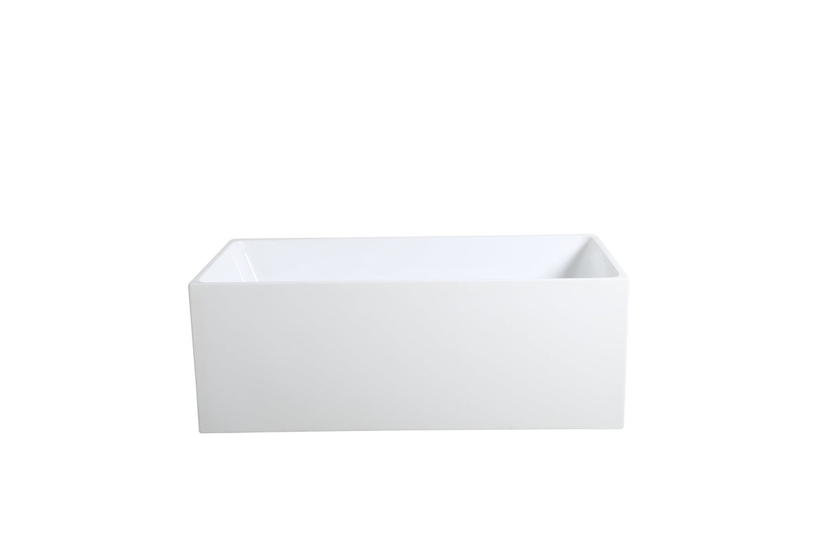 Theo 1700mm Square Multi-Fit Freestanding Bath Tub