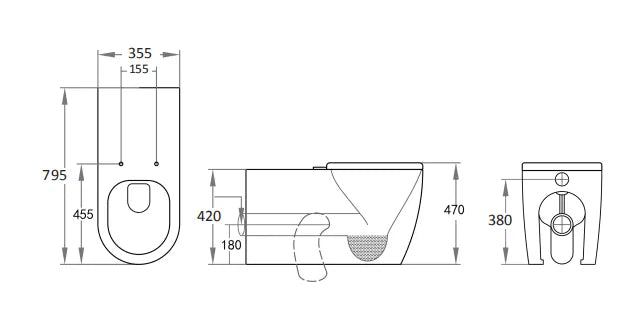 Evida Geberit inwall disable toilet suite