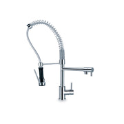 Miro Chrome Deluxe Gooseneck Kitchen Mixer