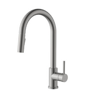 Miro Brushed Nickel Pull-out Kitchen Mixer