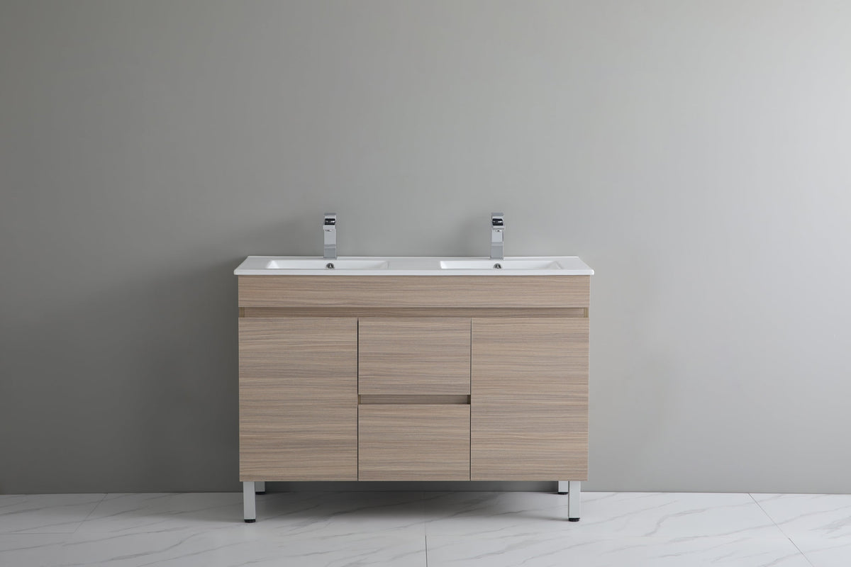 Stella Oak 1200mm Double Bowl Floor Standing Vanity