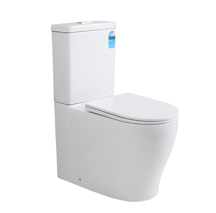 Zeus Rimless Tornado Toilet Suite