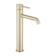 LUCID - Light Brushed Brass Tall Basin Mixer
