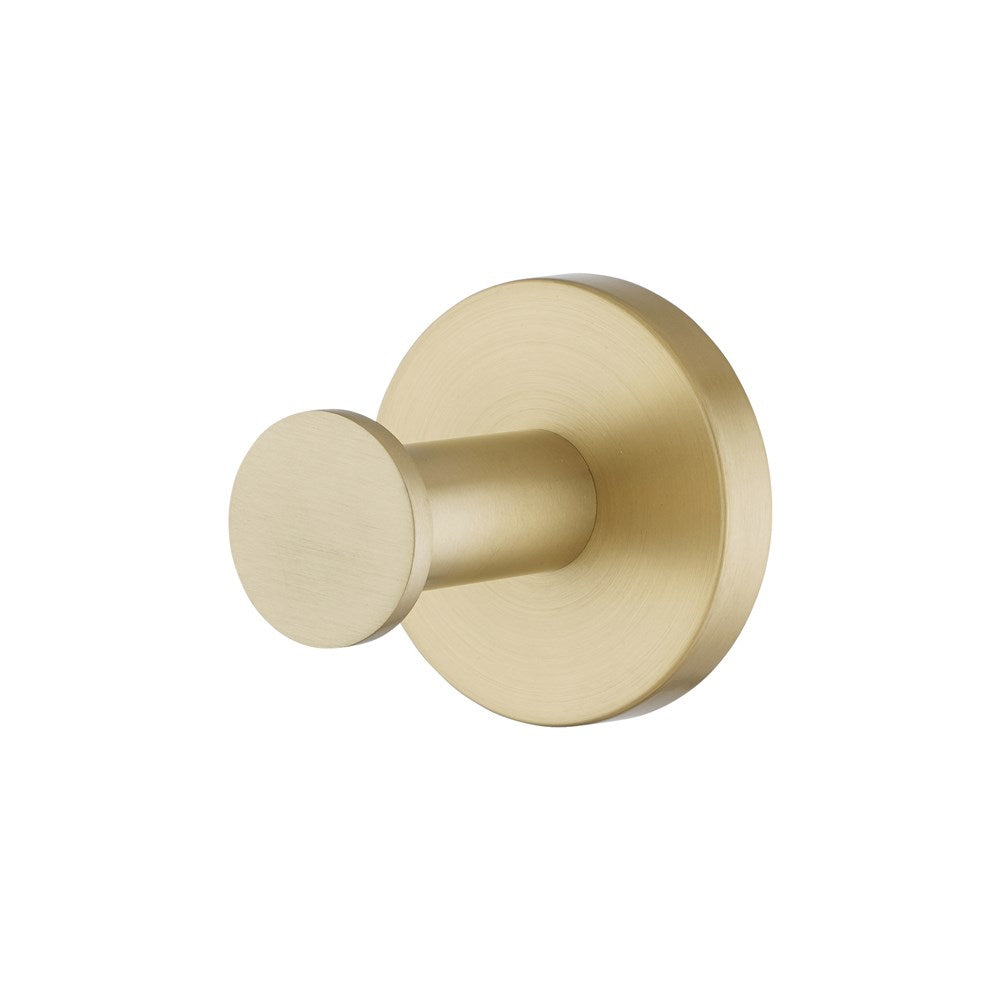 LUCID - Light Brushed Brass Robe Hook