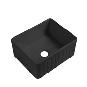 760mm Rocca Matte Black Fine Fireclay Farm House Buttler Sink