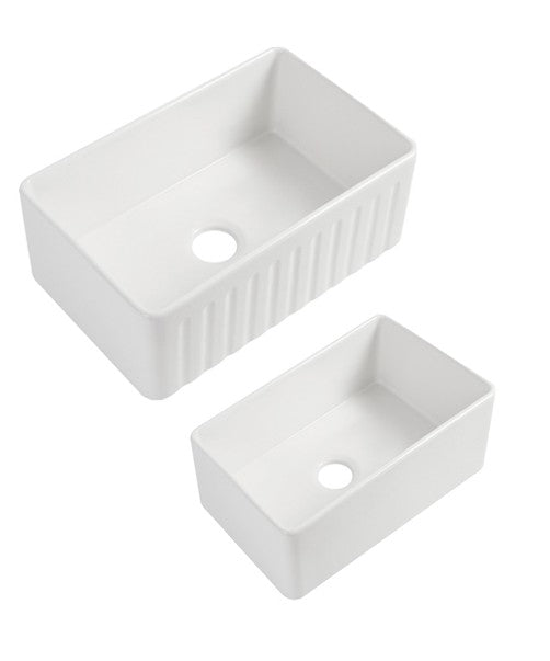 760mm Rocca Fine Fireclay Farm House Buttler Sink