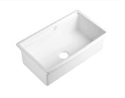 813mm Vorona Fireclay Inset/Undermount Sink