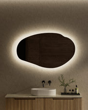 Evanston 1100mm Frameless With Frosted Frame Back Lit LED Mirror