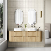 Varcelli 1800mm Tier Single/Double bowl Wall Hung Vanity