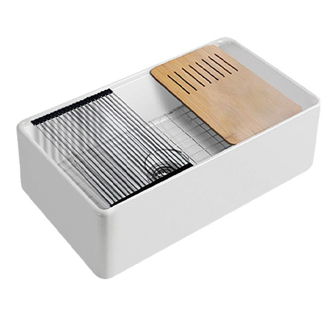 835mm Orta Fireclay Buttler Workstation Sink