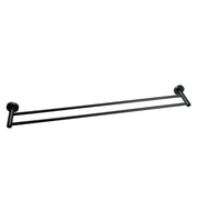 LUCID - Matt Black 790mm Cuttable Double Towel Rail