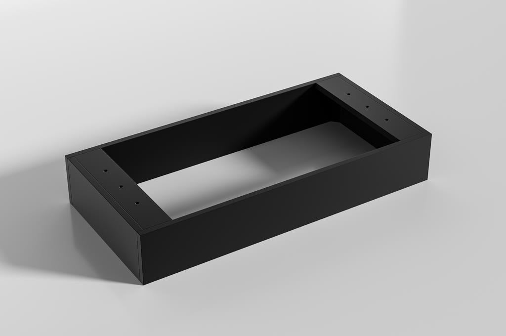 Brighton 900mm Matte Black Floor PVC Cabinet