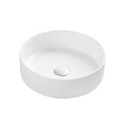 Round Above Counter Gloss White Basin