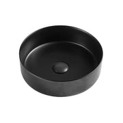 Round Above Counter Matte Black Basin
