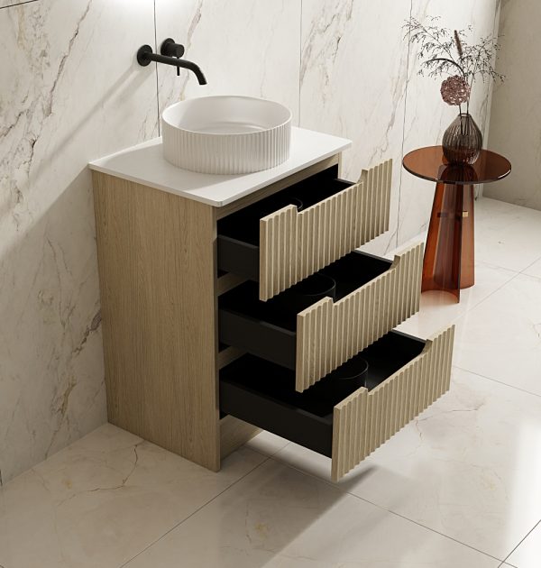 Rhea | Fluted Rhea Floor Standing Cabinet 600