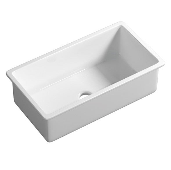 813mm Procida Fireclay Inset/Undermount Sink