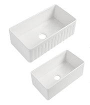 835mm Rocca Fine Fireclay Farm House Buttler Sink